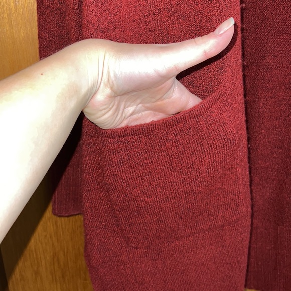 Old Navy Rust Red Open Front Cardigan - Picture 3 of 5